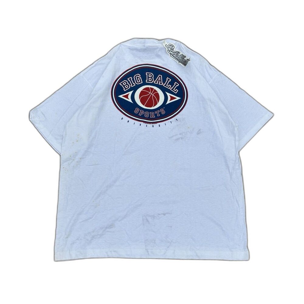 Big Ball Sports T-Shirt Men's Size 2XL Vtg 90s Basketball USA Made Heavyweight